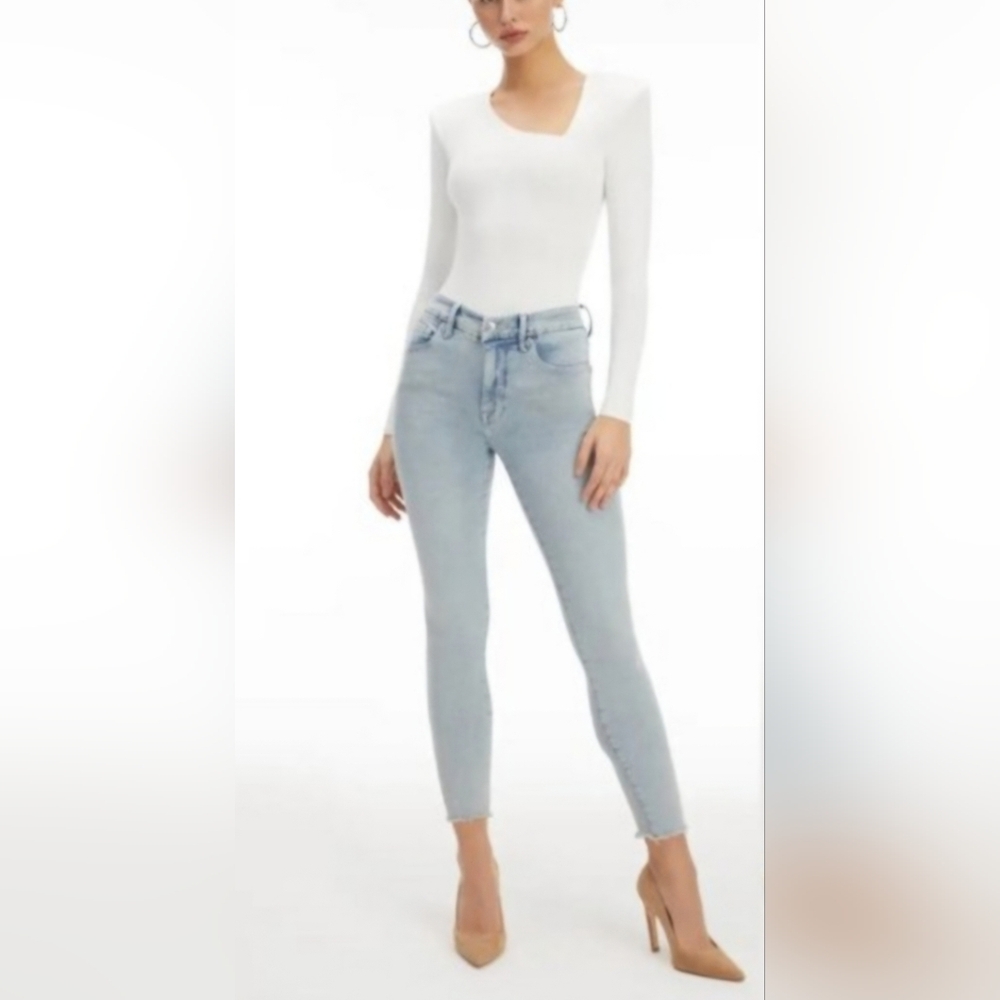 NWOT Good American Good Legs Crop Jeans size 8/29